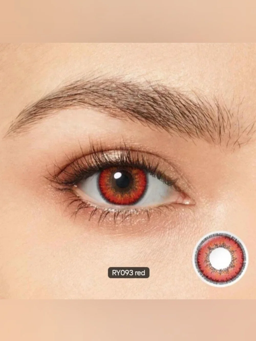 Red Vampire Color Eye Wear Lenses - Costume Enhancements